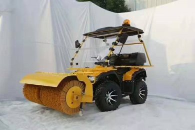 小型駕駛式掃雪車